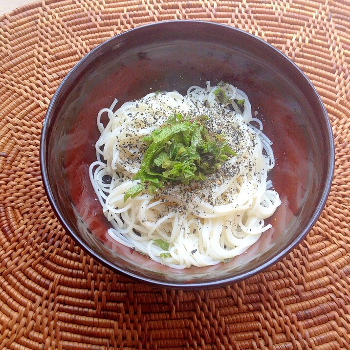 手間いらず!そうめんの新しい食べ方♪